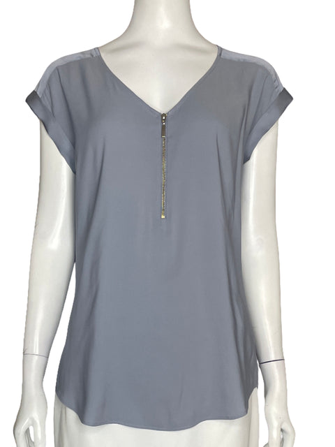 Blusa Express Zipper Gris - Talla S