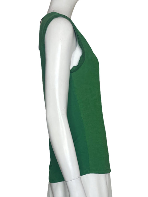 Blusa Trucco Sin Mangas Verde - Talla M