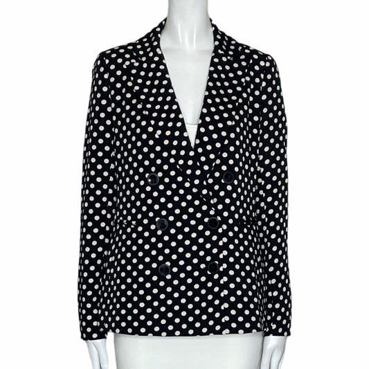 Blazer Walter Baker Lunares Negro-Talla XS