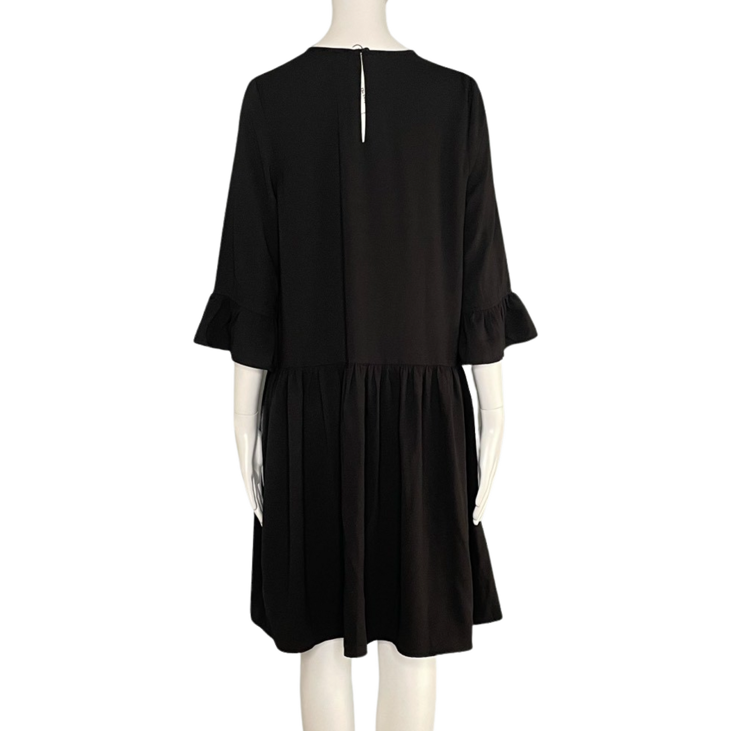 Vestido Jaceyduprie Pliegues Negro - Talla S