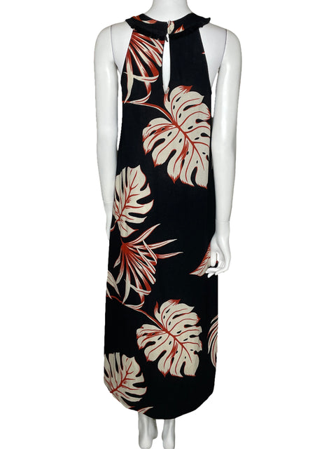 Vestido Sfera Halter Maxi Negro-Talla S