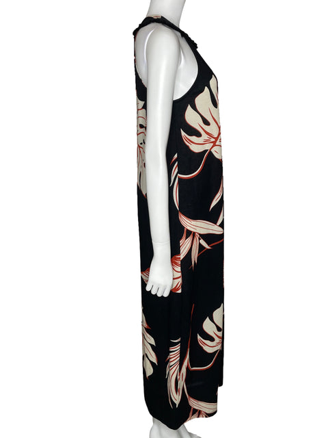 Vestido Sfera Halter Maxi Negro-Talla S