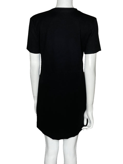 Vestido Zara Mini Fluido Negro-Talla S