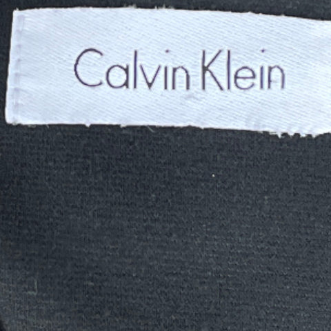 Vestido Calvin Klein Sin Mangas Líneas Rojo - Talla M