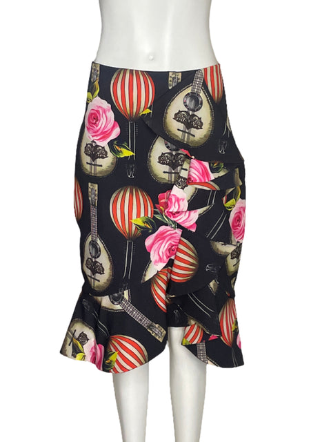 Falda Quimeras Guitar Negro - Talla L