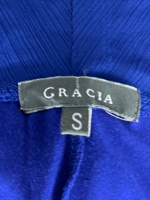 Body Gracia Escote Pronunciado Azul-Talla S