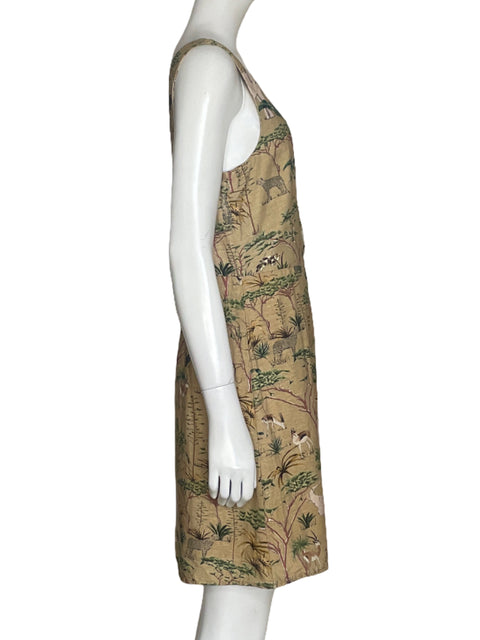 Vestido MNG Africa Beige-Talla M