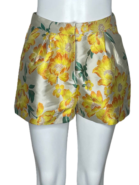 Short Endless Rose Flores Blanco-Talla S