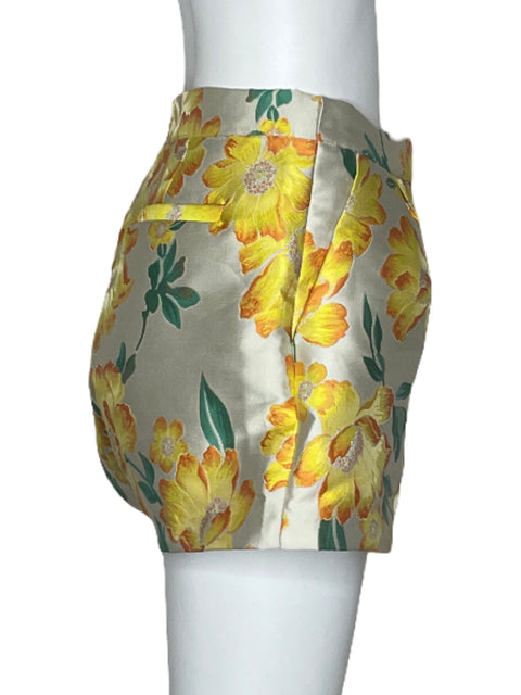 Short Endless Rose Flores Blanco-Talla S