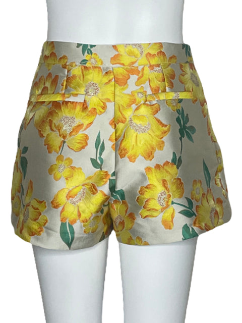 Short Endless Rose Flores Blanco-Talla S
