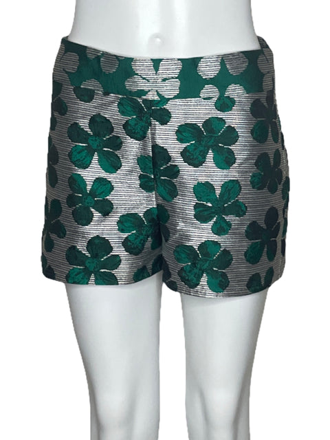 Short Bassan Flores Gris-Talla S