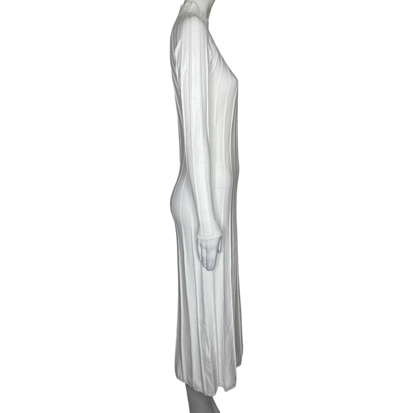 Vestido MNG Cuello Tortuga Blanco-Talla S