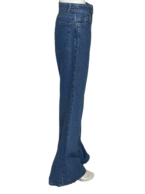 Pantalón Zara Denim Azul-Talla 4