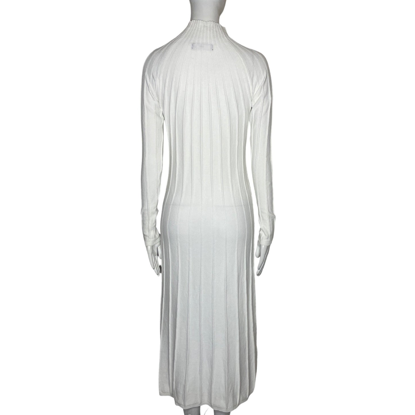 Vestido MNG Cuello Tortuga Blanco-Talla S