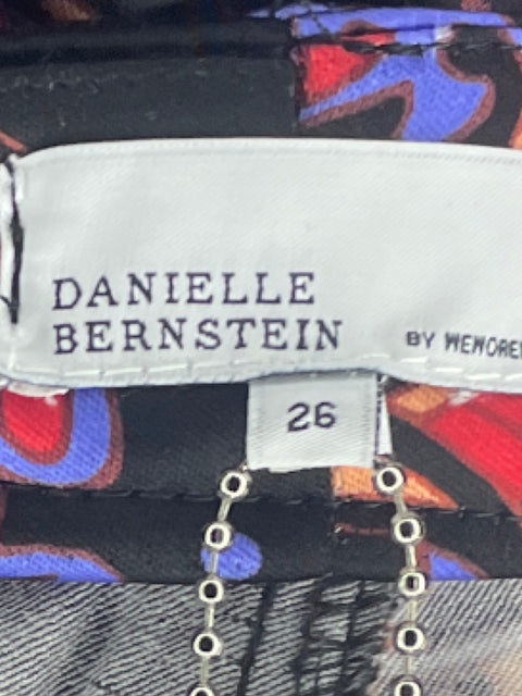 Pantalón Danielle Bernstein Estampado Negro-Talla 26