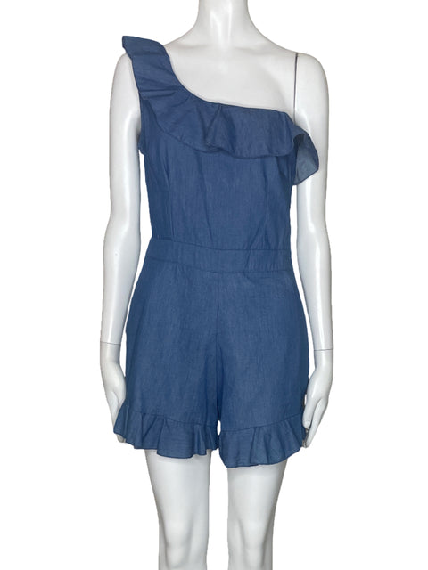 Romper Karina Grimaldi One Shoulder Azul-Talla S