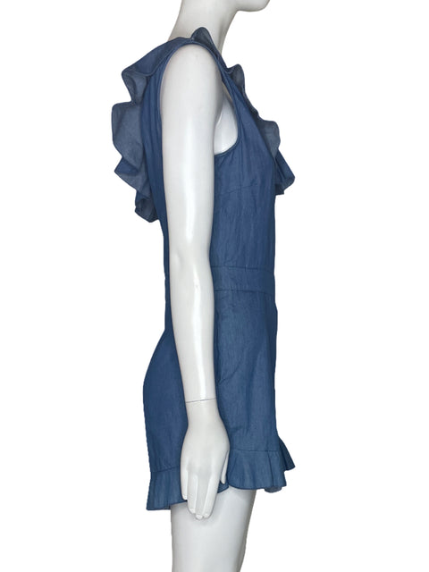 Romper Karina Grimaldi One Shoulder Azul-Talla S