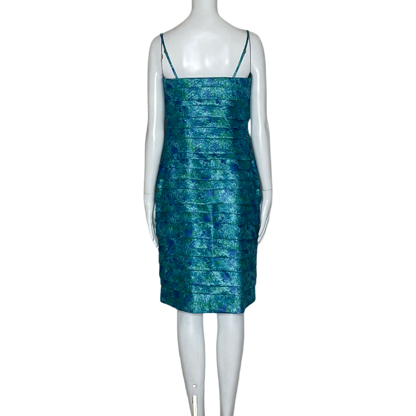 Vestido Calvin Klein Mini Capas Azul-Talla M