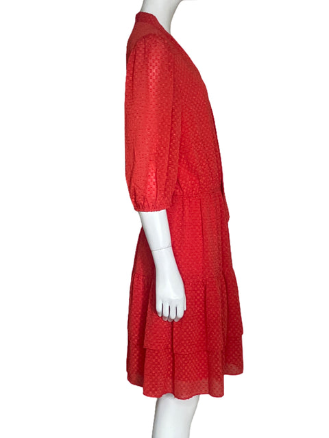 Vestido Nanette Camisero Rojo-Talla 10