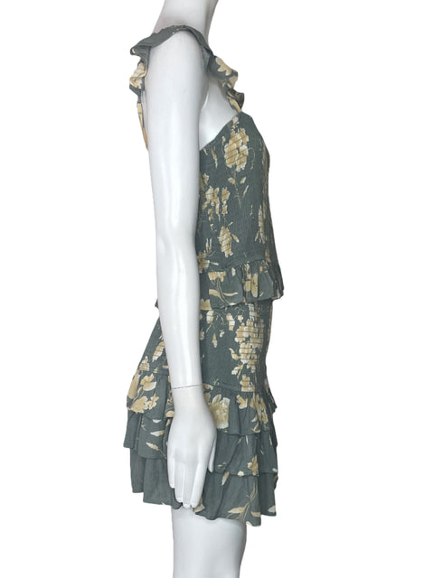 Set Blue B Collection Flores Verde-Talla L