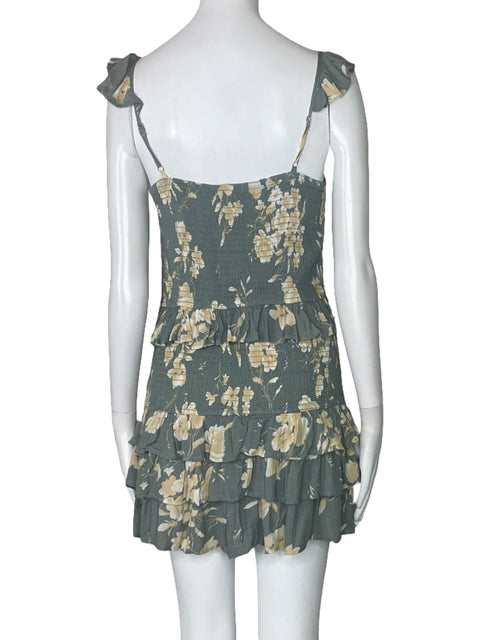 Set Blue B Collection Flores Verde-Talla L