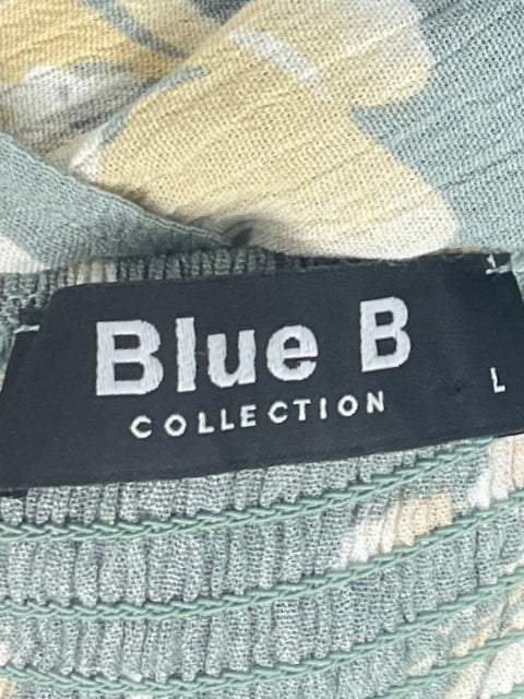 Set Blue B Collection Flores Verde-Talla L