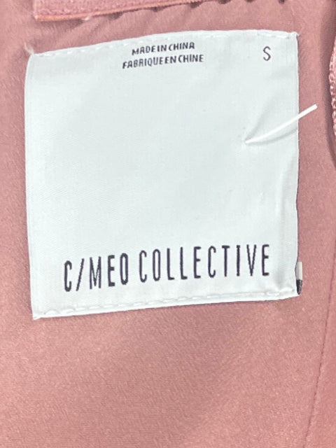 Vestido C/Meo Collective Mini Bordado Rosado-Talla S