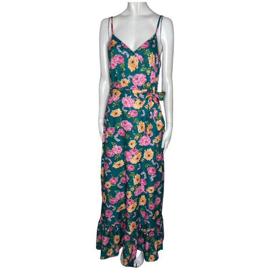 Vestido Chic Mi Flores Verde-Talla M