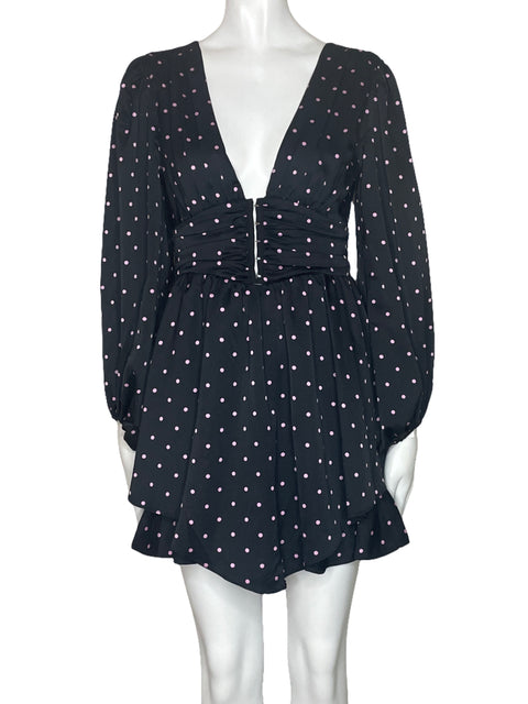 Vestido For Lover & Lemons Lunares Negro-Talla S