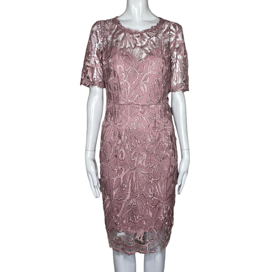 Vestido Via Vai Encaje Rosado-Talla S