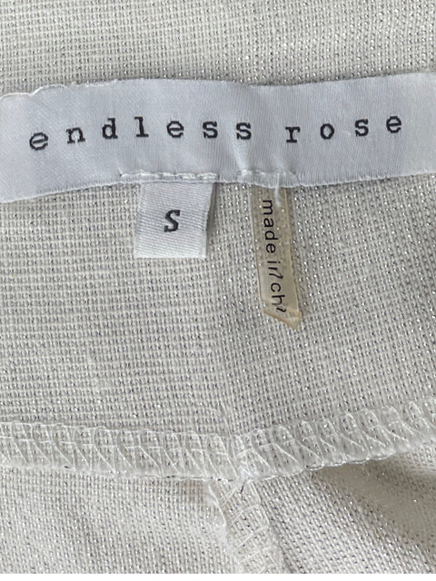 Faldashort Endless Rose Mini Brillante Blanco-Talla S