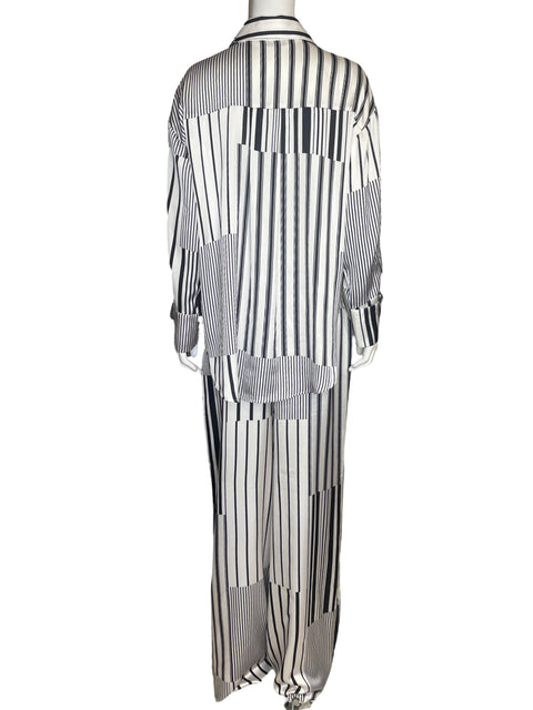 Set A/W Woman Rayas Negro-Talla M