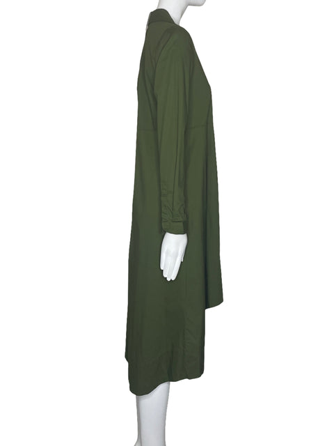 Vestido Michelle Forero Camisero Verde-Talla S