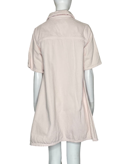 Vestido Ganni Mini Bolsillo Rosado-Talla 36