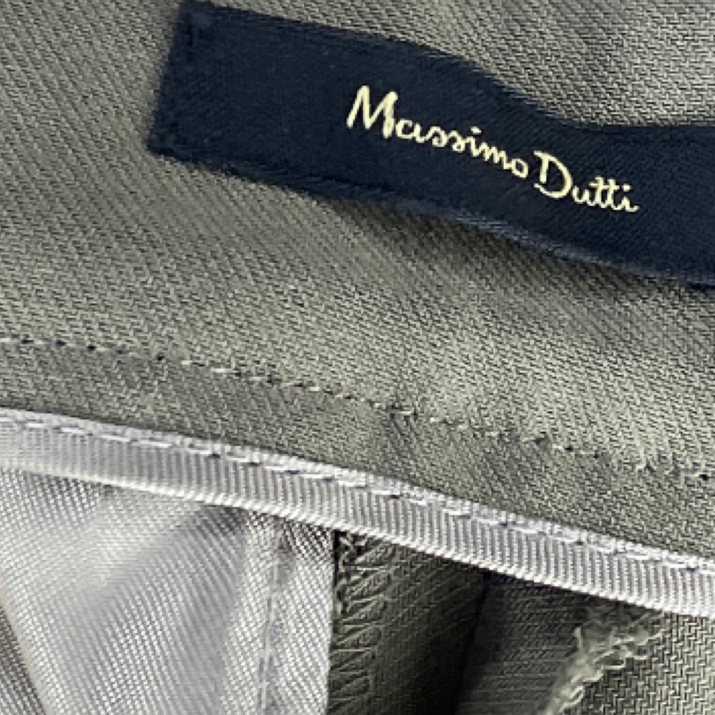 Set Massimo Dutti Blazer y Pantalón Verde - Talla 4