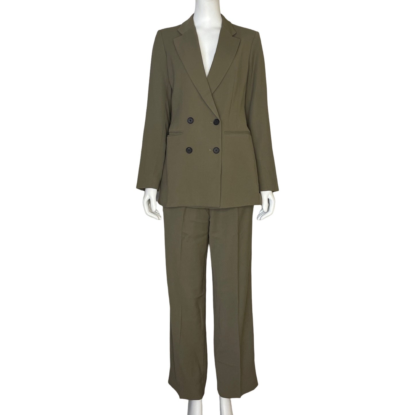 Set Massimo Dutti Blazer y Pantalón Verde - Talla 4