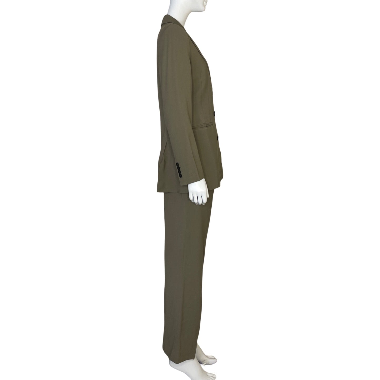 Set Massimo Dutti Blazer y Pantalón Verde - Talla 4