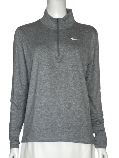 Sweater Nike Mangas Larga Gris - Talla M