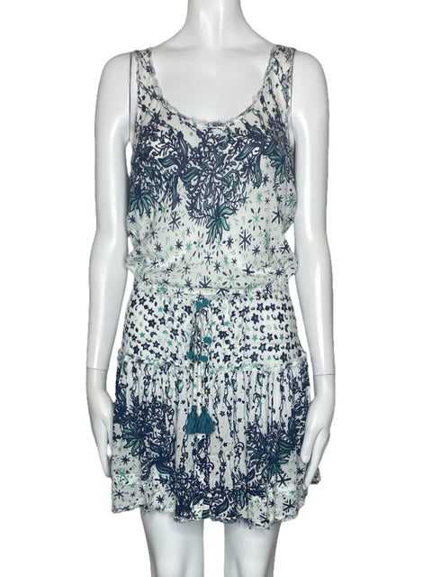 Vestido Poupette St Barth Sin Mangas Blanco-Talla S