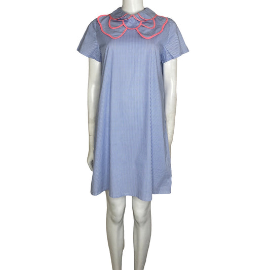 Vestido Leal Daccarett Rayas Vuelos Blanco-Talla 
10