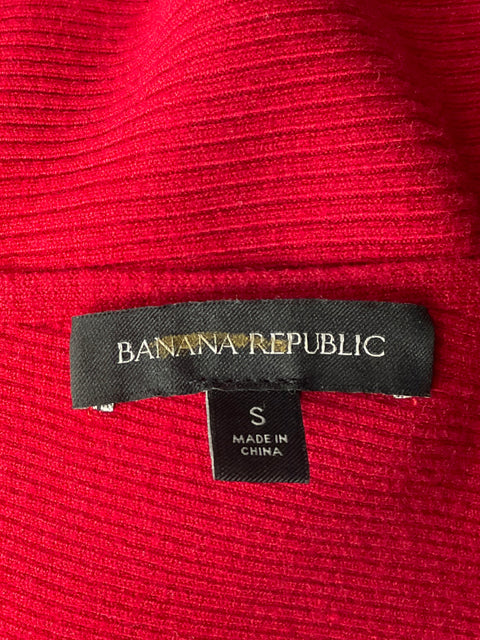 Vestido Banana Republic Acanalado Mini Rojo-Talla S