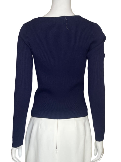 Blusa Primark Acanalado Azul - Talla S