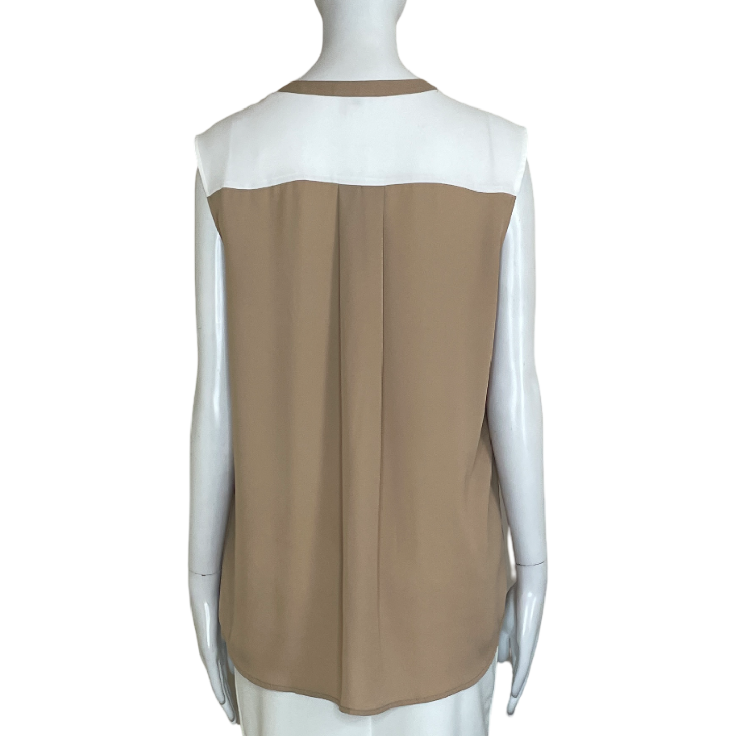 Blusa VINCE CAMUTO Encaje Sin Mangas Beige - Talla S