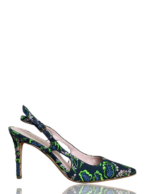 Calzado Kate Spade Valerie Slingback Pumps Azul-Talla 7.5