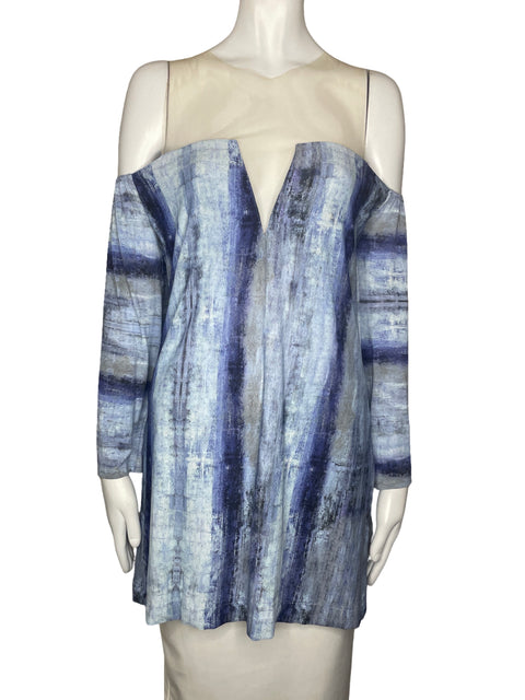 Vestido Despi Estampado Azul-Talla S