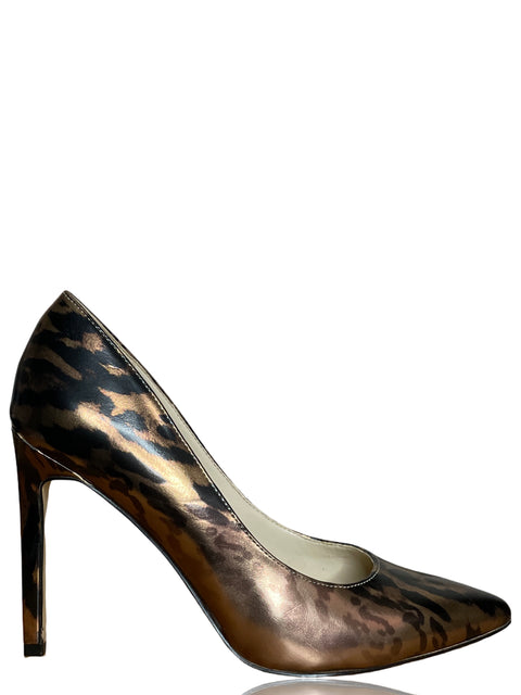 Calzado Nine West Bliss Leopard Print Marrón-Talla 7 1/2