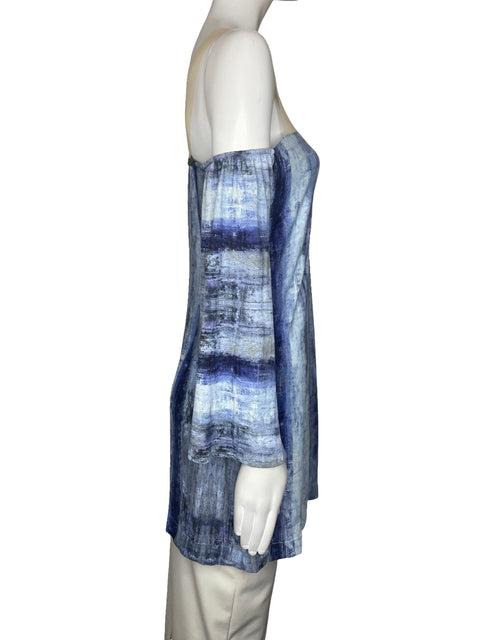 Vestido Despi Estampado Azul-Talla S