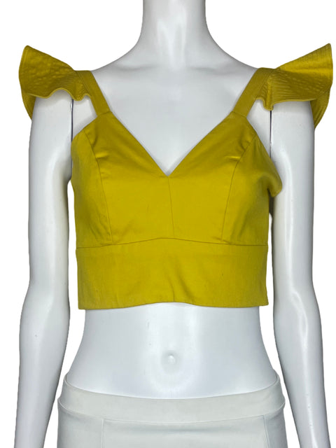 Top Monica Campaña Vuelo Amarillo-Talla S