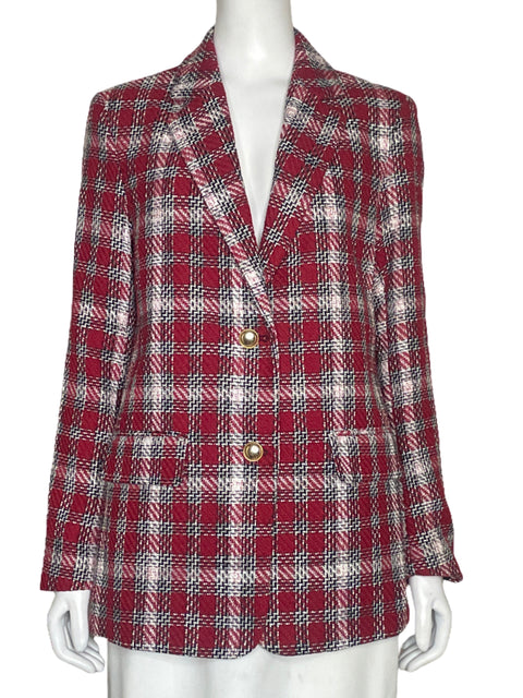 Blazer Tesoro TPS Cuadros Rojo - Talla M