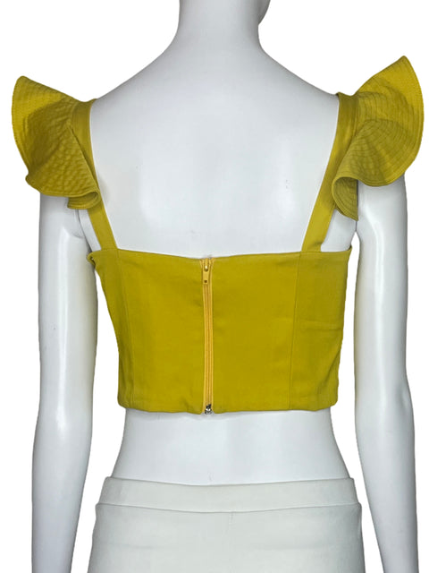 Top Monica Campaña Vuelo Amarillo-Talla S